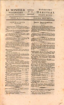 Le Moniteur westphalien Donnerstag 28. April 1808
