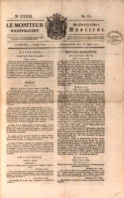 Le Moniteur westphalien Samstag 7. Juli 1810
