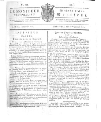 Le Moniteur westphalien Donnerstag 10. Januar 1811
