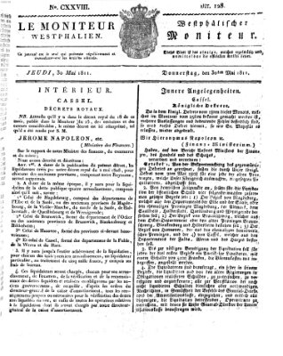 Le Moniteur westphalien Donnerstag 30. Mai 1811