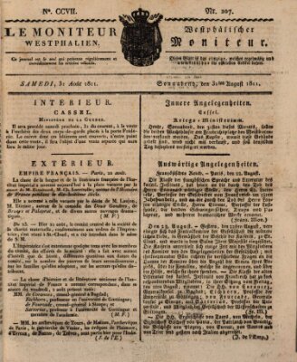 Le Moniteur westphalien Samstag 31. August 1811