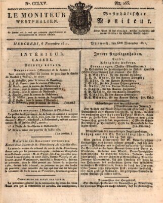 Le Moniteur westphalien Mittwoch 6. November 1811