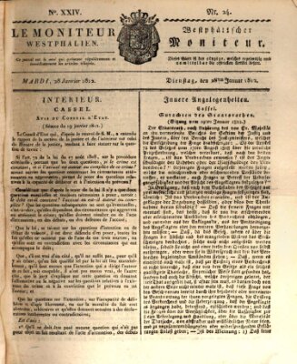 Le Moniteur westphalien Dienstag 28. Januar 1812