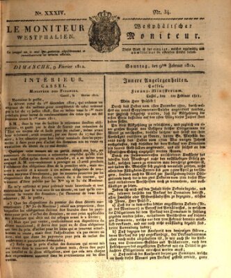 Le Moniteur westphalien Sonntag 9. Februar 1812