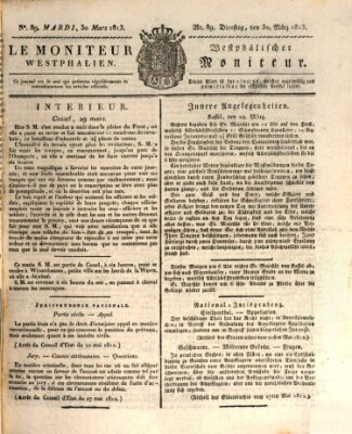 Le Moniteur westphalien Dienstag 30. März 1813