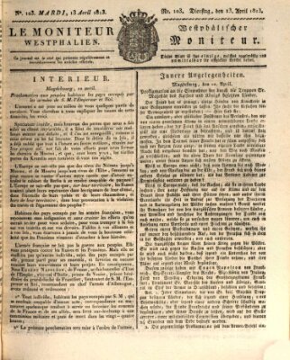 Le Moniteur westphalien Dienstag 13. April 1813
