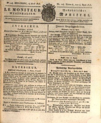 Le Moniteur westphalien Mittwoch 14. April 1813