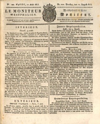 Le Moniteur westphalien Dienstag 10. August 1813