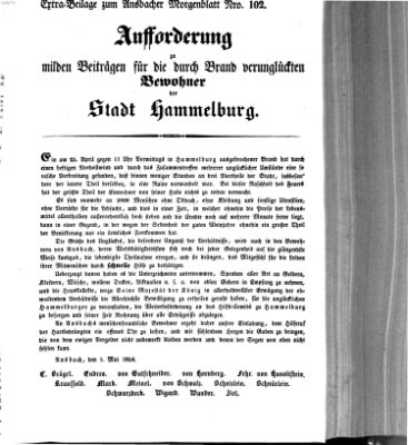 Ansbacher Morgenblatt Dienstag 2. Mai 1854