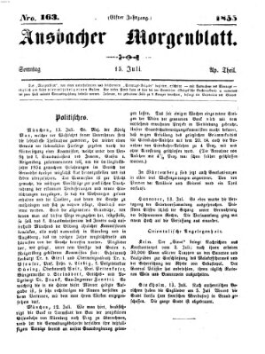 Ansbacher Morgenblatt Sonntag 15. Juli 1855