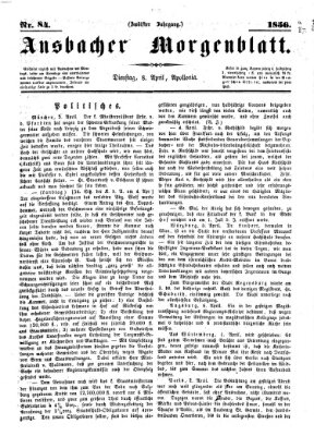 Ansbacher Morgenblatt Dienstag 8. April 1856
