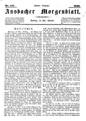 Ansbacher Morgenblatt Sonntag 18. Mai 1856
