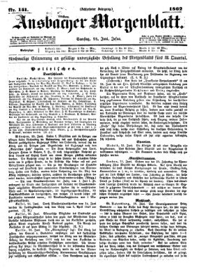 Ansbacher Morgenblatt Samstag 28. Juni 1862