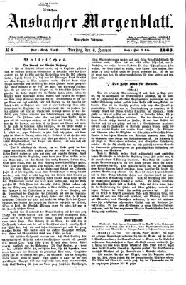 Ansbacher Morgenblatt Dienstag 6. Januar 1863