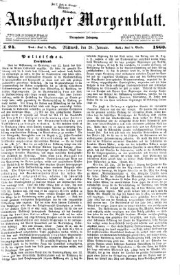 Ansbacher Morgenblatt Mittwoch 28. Januar 1863