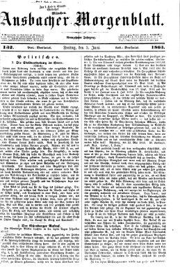 Ansbacher Morgenblatt Freitag 5. Juni 1863