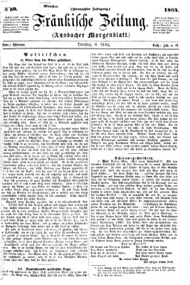 Fränkische Zeitung (Ansbacher Morgenblatt) Dienstag 8. März 1864