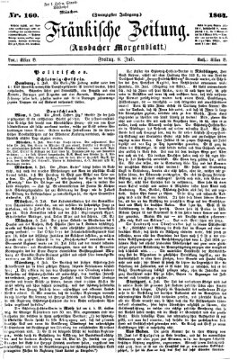 Fränkische Zeitung (Ansbacher Morgenblatt) Freitag 8. Juli 1864
