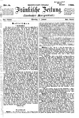 Fränkische Zeitung (Ansbacher Morgenblatt) Sonntag 7. Januar 1866