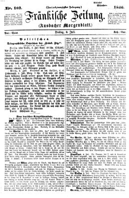 Fränkische Zeitung (Ansbacher Morgenblatt) Freitag 6. Juli 1866