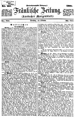 Fränkische Zeitung (Ansbacher Morgenblatt) Dienstag 16. Oktober 1866