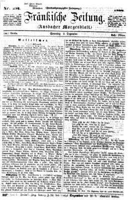 Fränkische Zeitung (Ansbacher Morgenblatt) Sonntag 2. Dezember 1866
