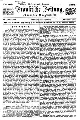 Fränkische Zeitung (Ansbacher Morgenblatt) Donnerstag 13. Dezember 1866