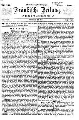 Fränkische Zeitung (Ansbacher Morgenblatt) Mittwoch 15. Mai 1867