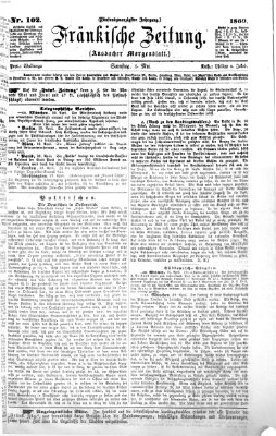 Fränkische Zeitung (Ansbacher Morgenblatt) Samstag 1. Mai 1869