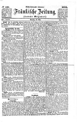 Fränkische Zeitung (Ansbacher Morgenblatt) Sonntag 29. Mai 1870