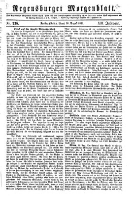 Regensburger Morgenblatt Freitag 30. August 1861