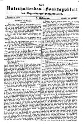 Regensburger Morgenblatt Sonntag 10. Februar 1861