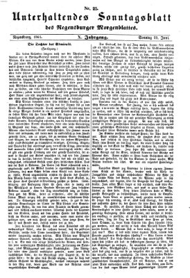 Regensburger Morgenblatt Sonntag 23. Juni 1861