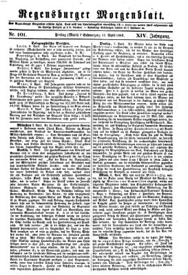Regensburger Morgenblatt Freitag 11. April 1862