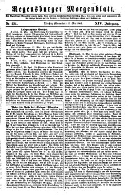 Regensburger Morgenblatt Dienstag 13. Mai 1862