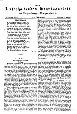 Regensburger Morgenblatt Sonntag 2. Februar 1862