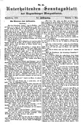 Regensburger Morgenblatt Sonntag 4. Mai 1862