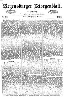 Regensburger Morgenblatt Samstag 1. November 1862