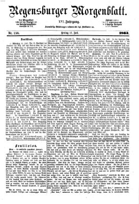 Regensburger Morgenblatt Freitag 17. Juli 1863