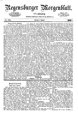 Regensburger Morgenblatt Freitag 7. August 1863