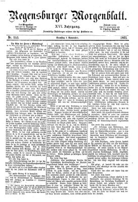 Regensburger Morgenblatt Samstag 7. November 1863