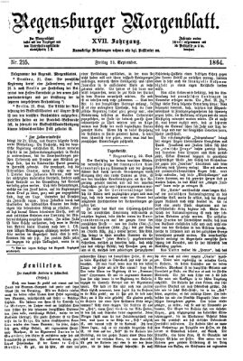 Regensburger Morgenblatt Freitag 23. September 1864