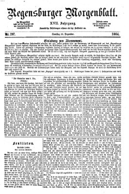 Regensburger Morgenblatt Samstag 31. Dezember 1864