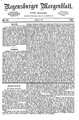 Regensburger Morgenblatt Freitag 21. Juli 1865