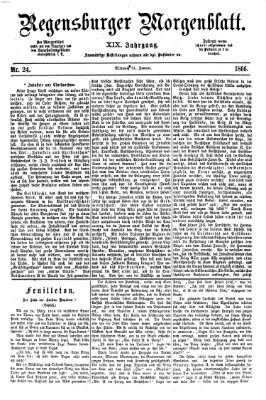 Regensburger Morgenblatt Mittwoch 31. Januar 1866