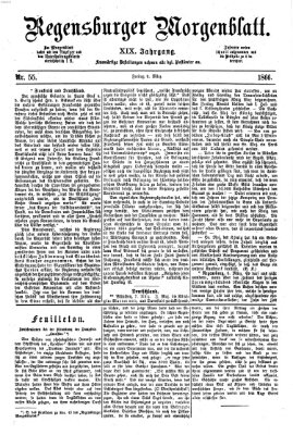 Regensburger Morgenblatt Freitag 9. März 1866