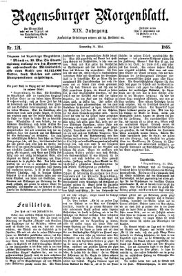 Regensburger Morgenblatt Donnerstag 31. Mai 1866