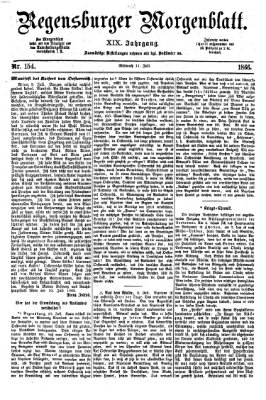 Regensburger Morgenblatt Mittwoch 11. Juli 1866