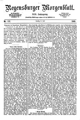 Regensburger Morgenblatt Samstag 14. Juli 1866