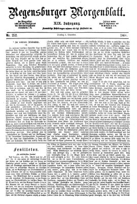 Regensburger Morgenblatt Dienstag 6. November 1866